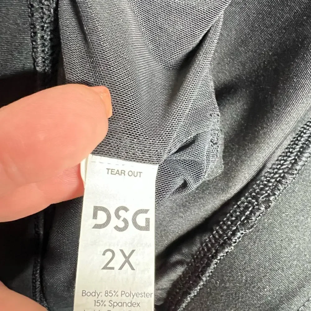 DSG Wireless Sport Padded Bra (Active, Round Neck) Top size 2X